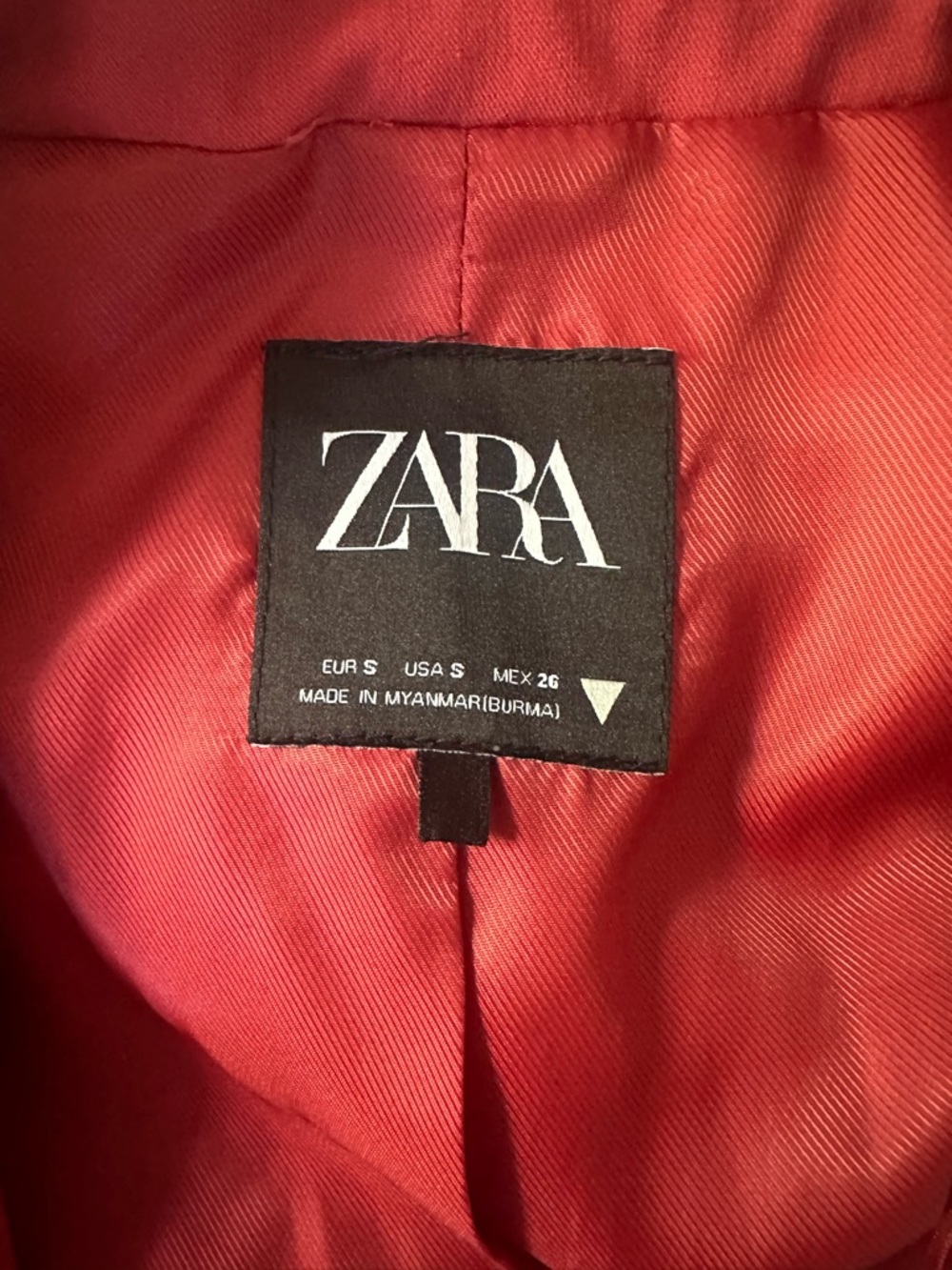 Zara Raspberry Red Blazer and Pant Set - Picture 3 of 5